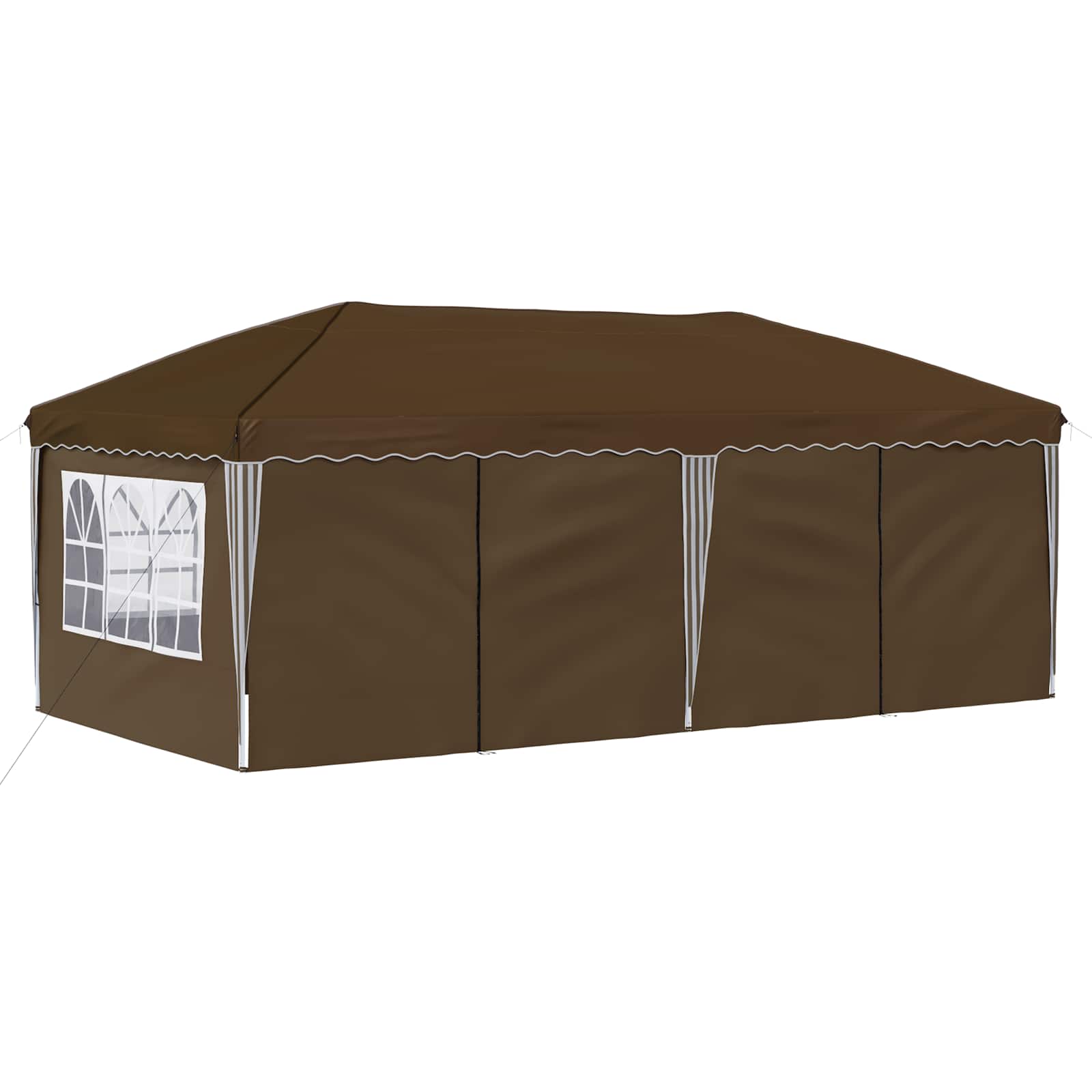 Pop-up Feesttent 575 x 288 x 245 cm Taupe image 4