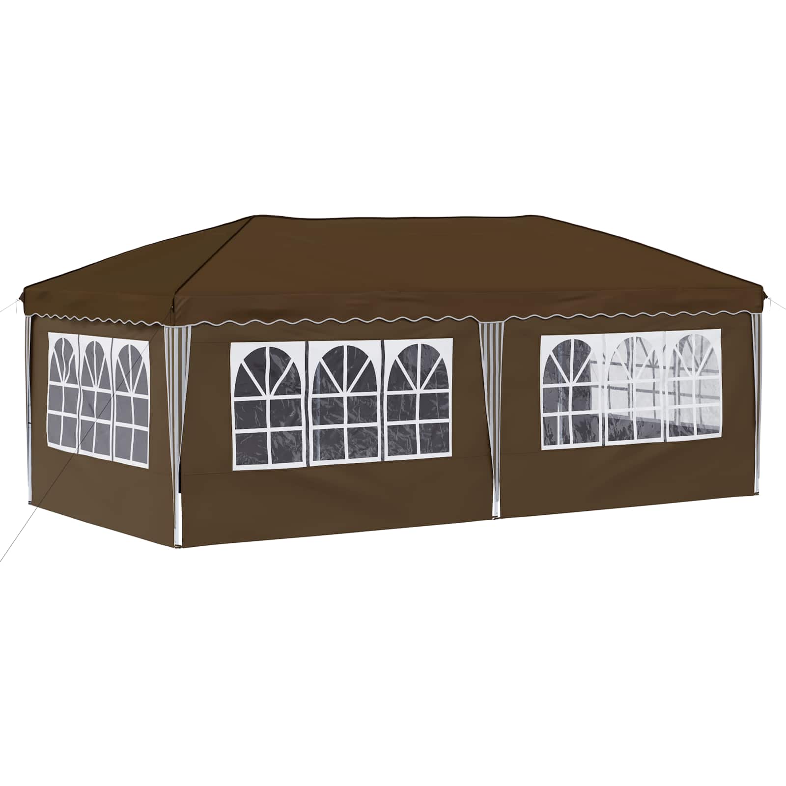 Pop-up Feesttent 575 x 288 x 245 cm Taupe image 8