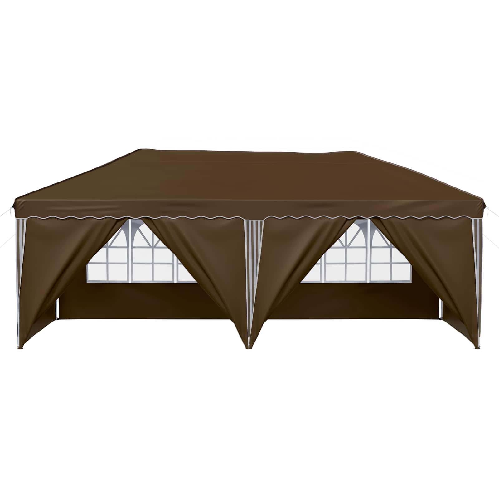 Pop-up Feesttent 575 x 288 x 245 cm Taupe image 6