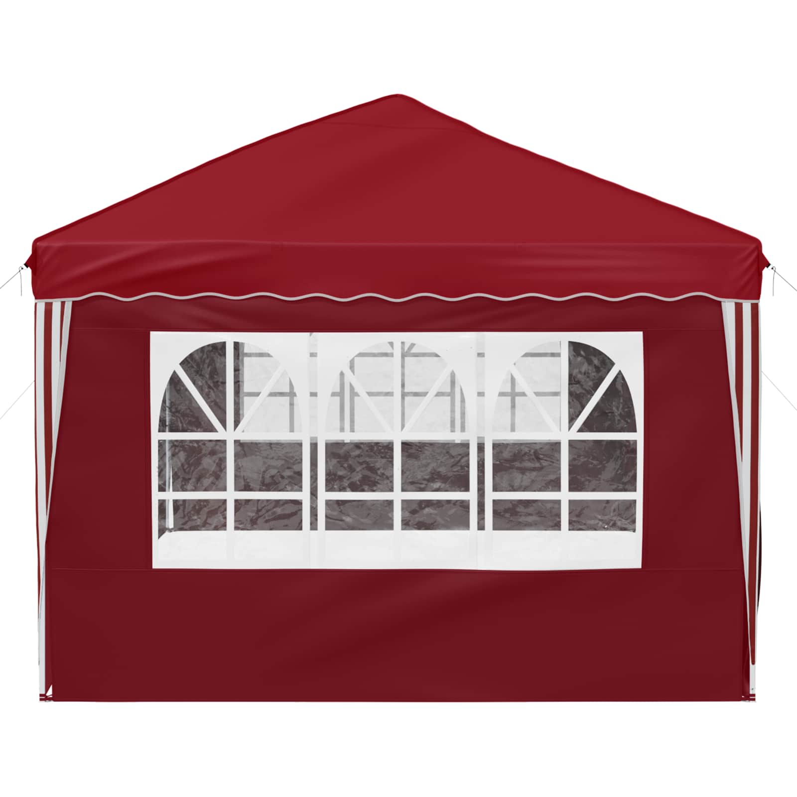 Pop-up Feesttent 575 x 288 x 245 cm Bordeauxrood image 7