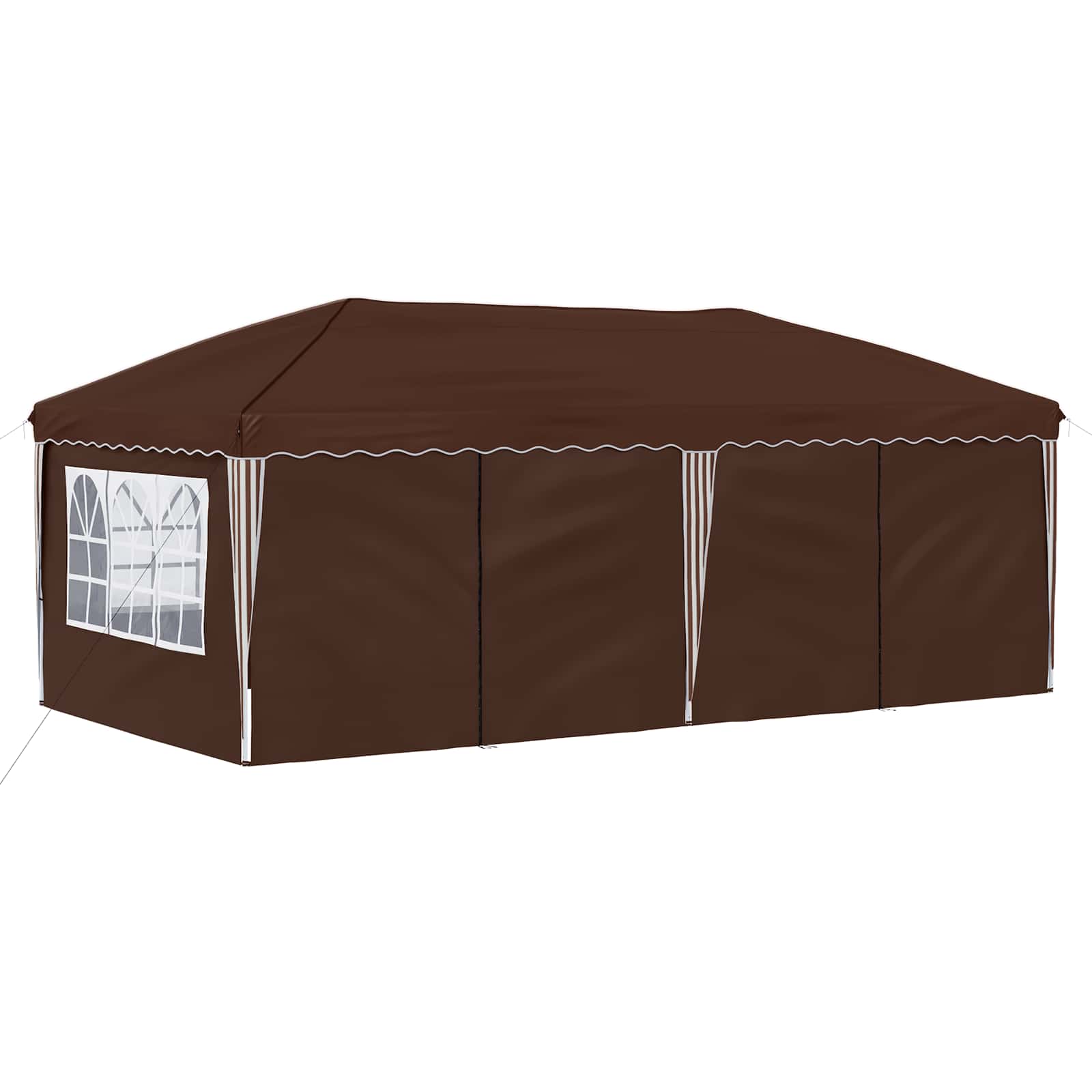 Pop-up Feesttent 575 x 288 x 245 cm Bruin image 4