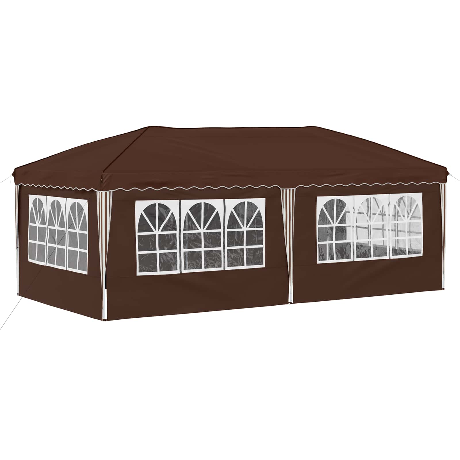 Pop-up Feesttent 575 x 288 x 245 cm Bruin image 8