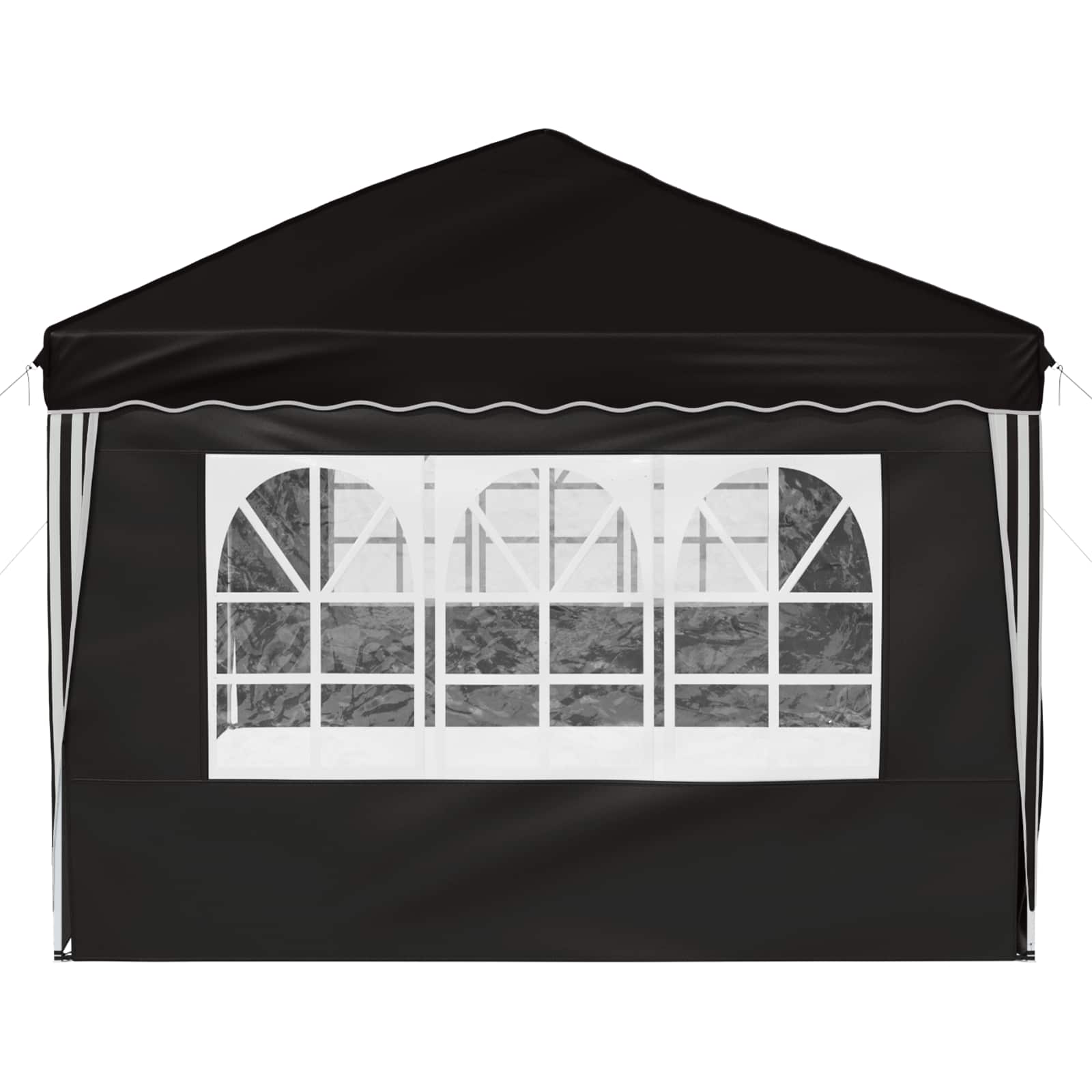 Pop-up Feesttent 575 x 288 x 245 cm Zwart image 7