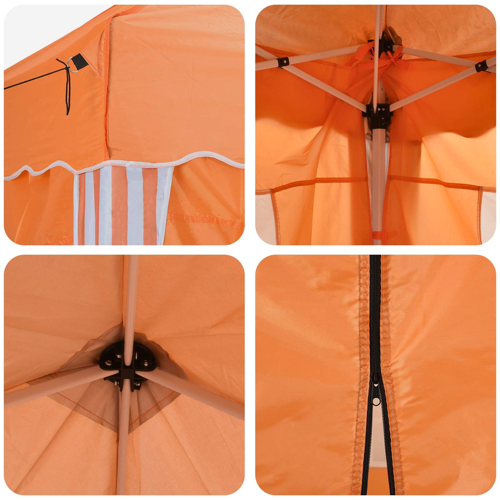 Pop-up Feesttent 575 x 288 x 245 cm Oranje image 11