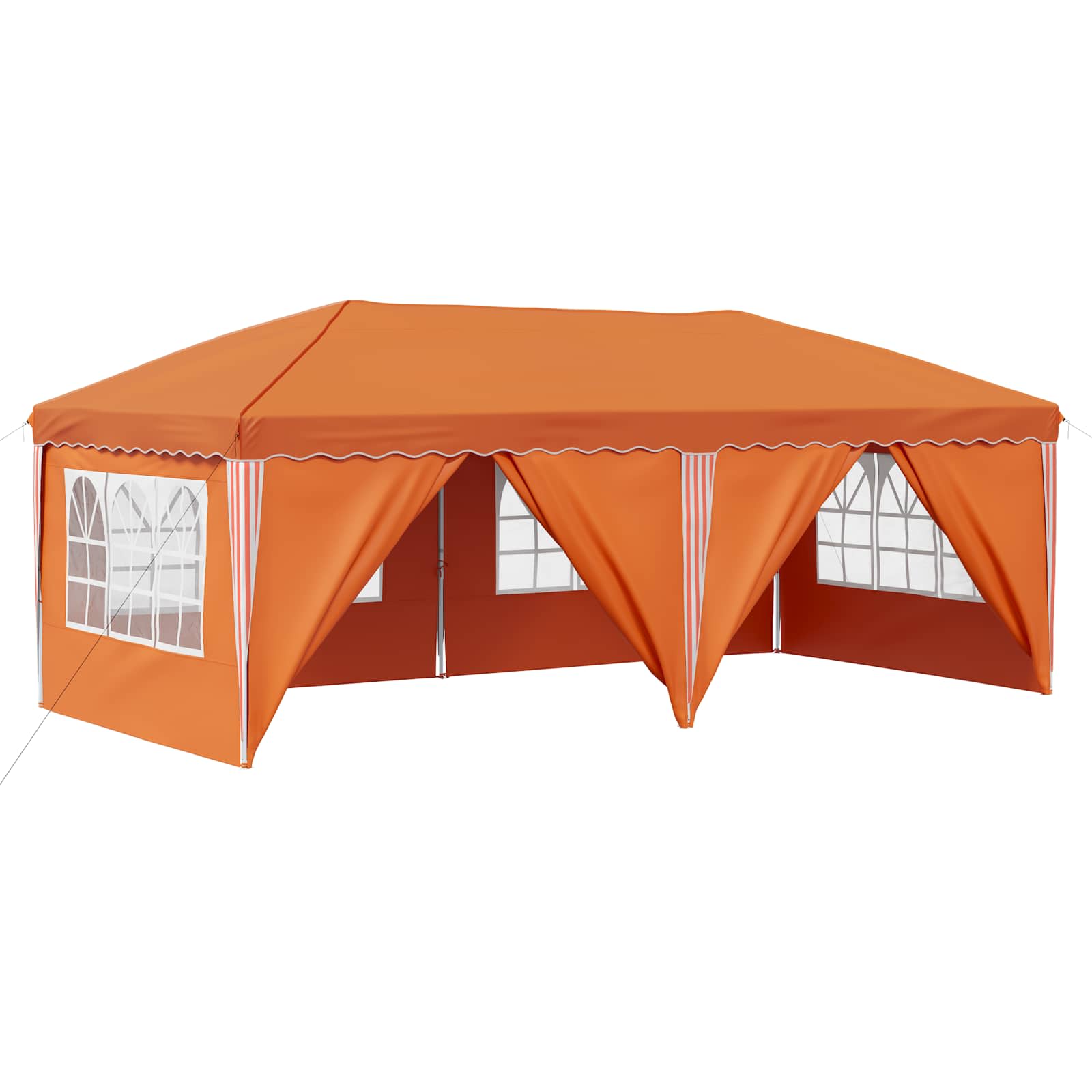 Pop-up Feesttent 575 x 288 x 245 cm Oranje image 2