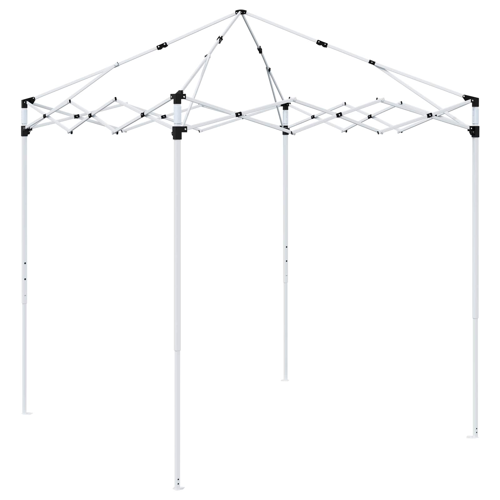 Pop-up Feesttent 194 x 194 x 245 cm Antraciet image 5