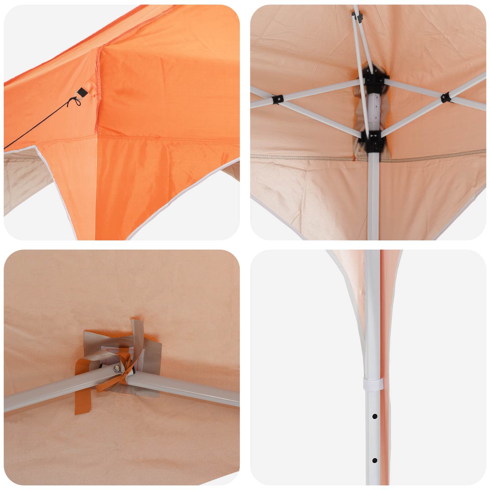 Pop-up Feesttent 194 x 194 x 245 cm Oranje image 9