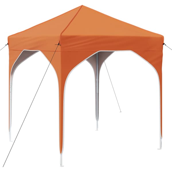vidaXL &Uuml;hepuuline peotelk 194 x 194 x 245 cm Oranž