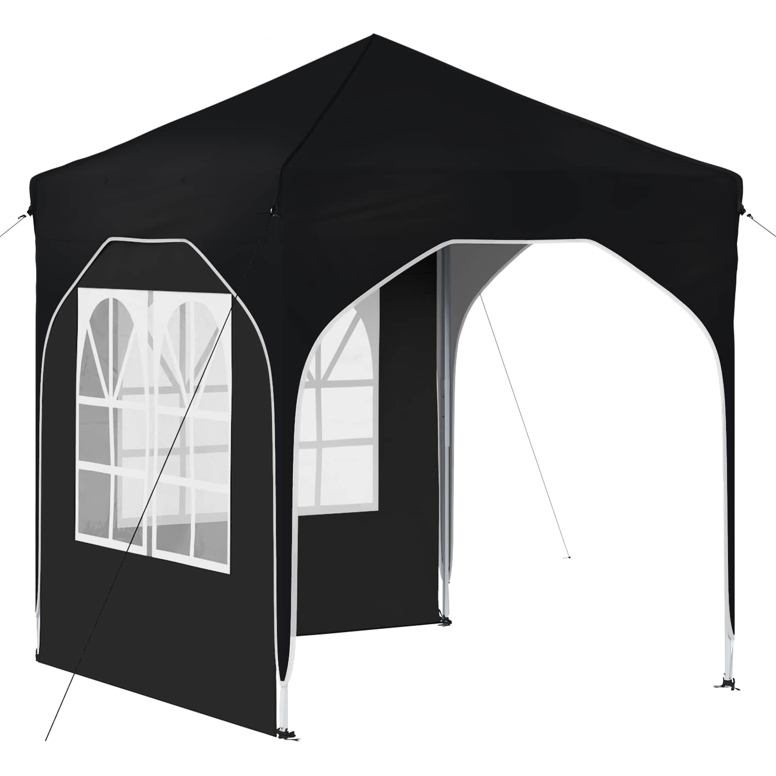 Pop-up Feesttent 192 x 192 x 245 cm Antraciet image 2