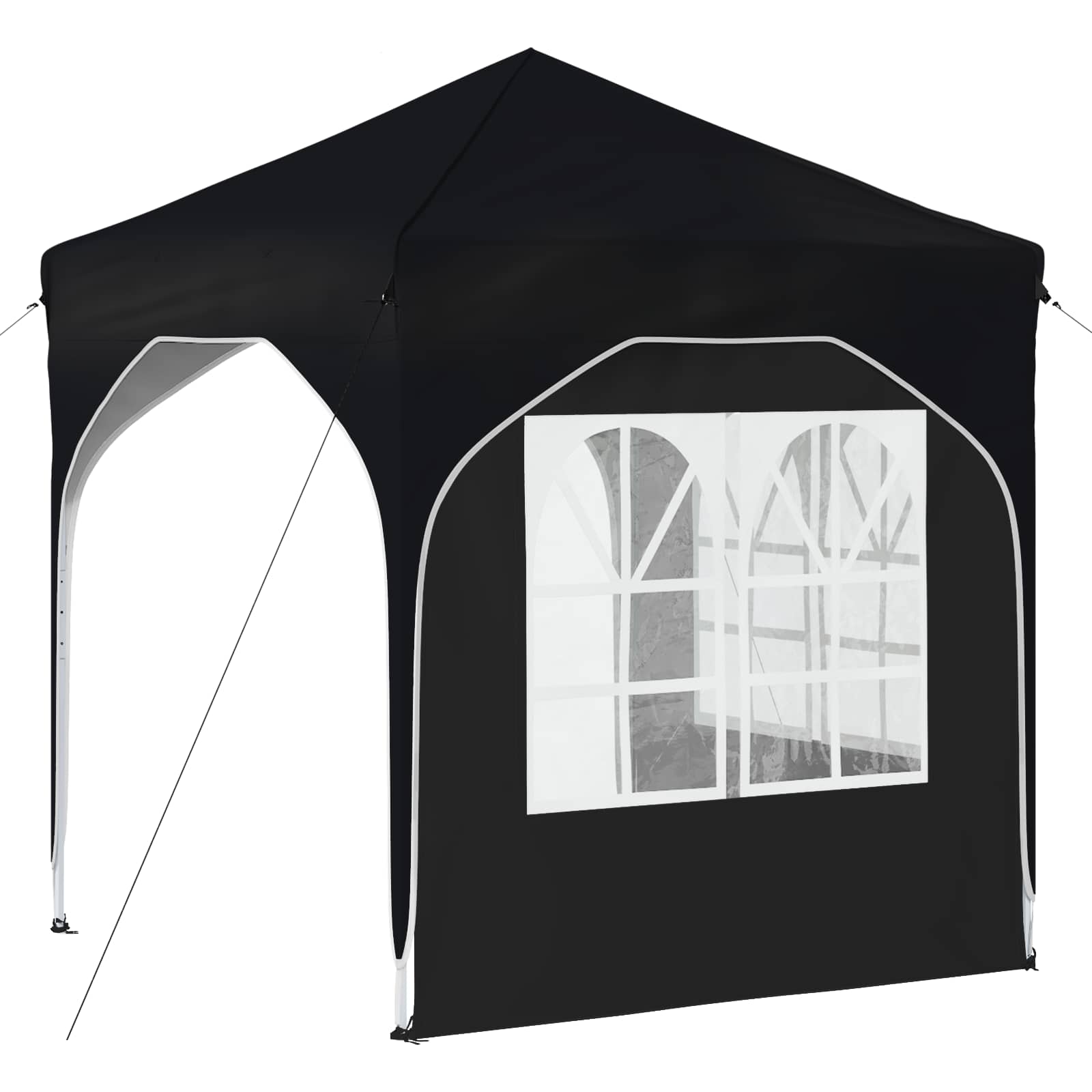 Pop-up Feesttent 192 x 192 x 245 cm Antraciet image 8