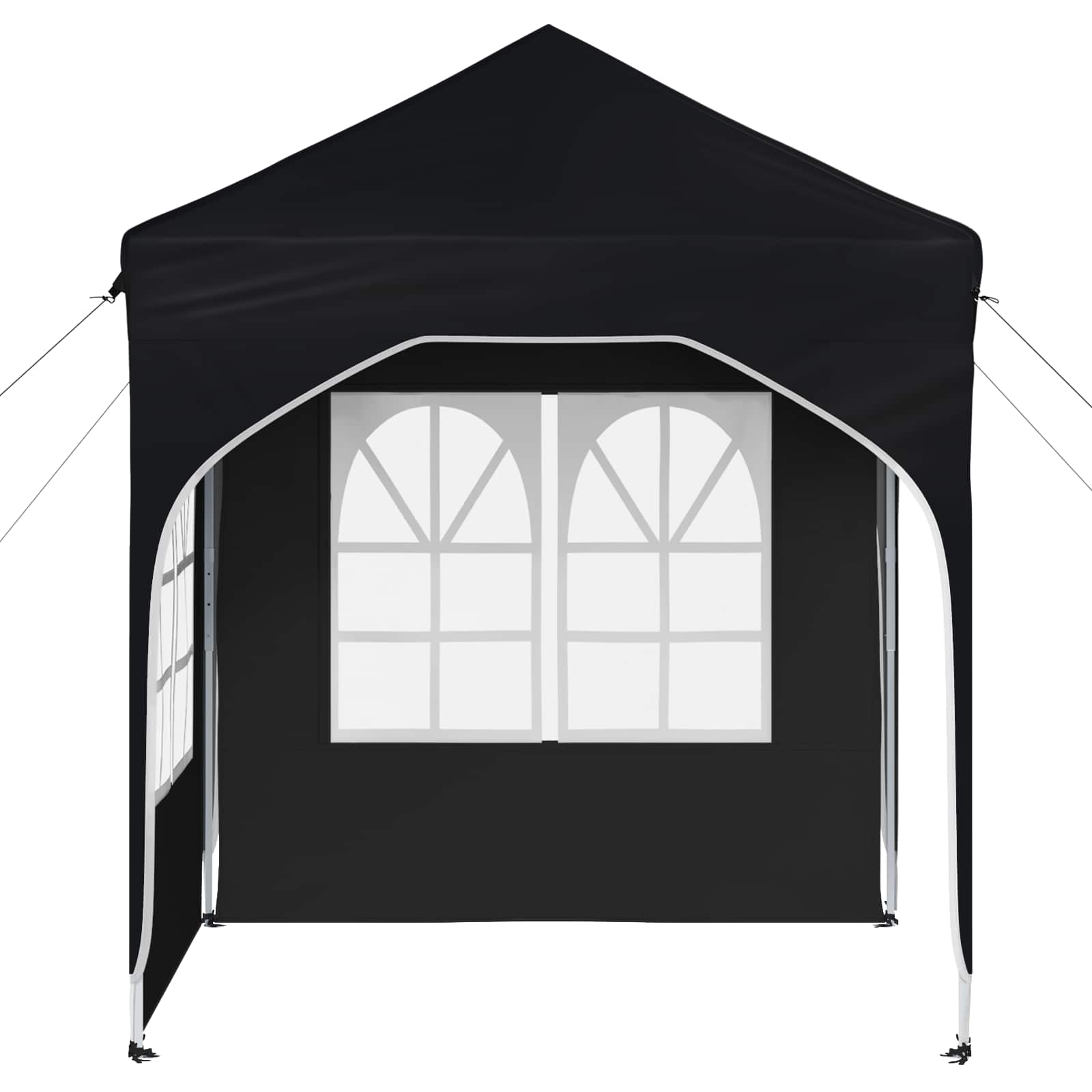 Pop-up Feesttent 192 x 192 x 245 cm Antraciet image 6