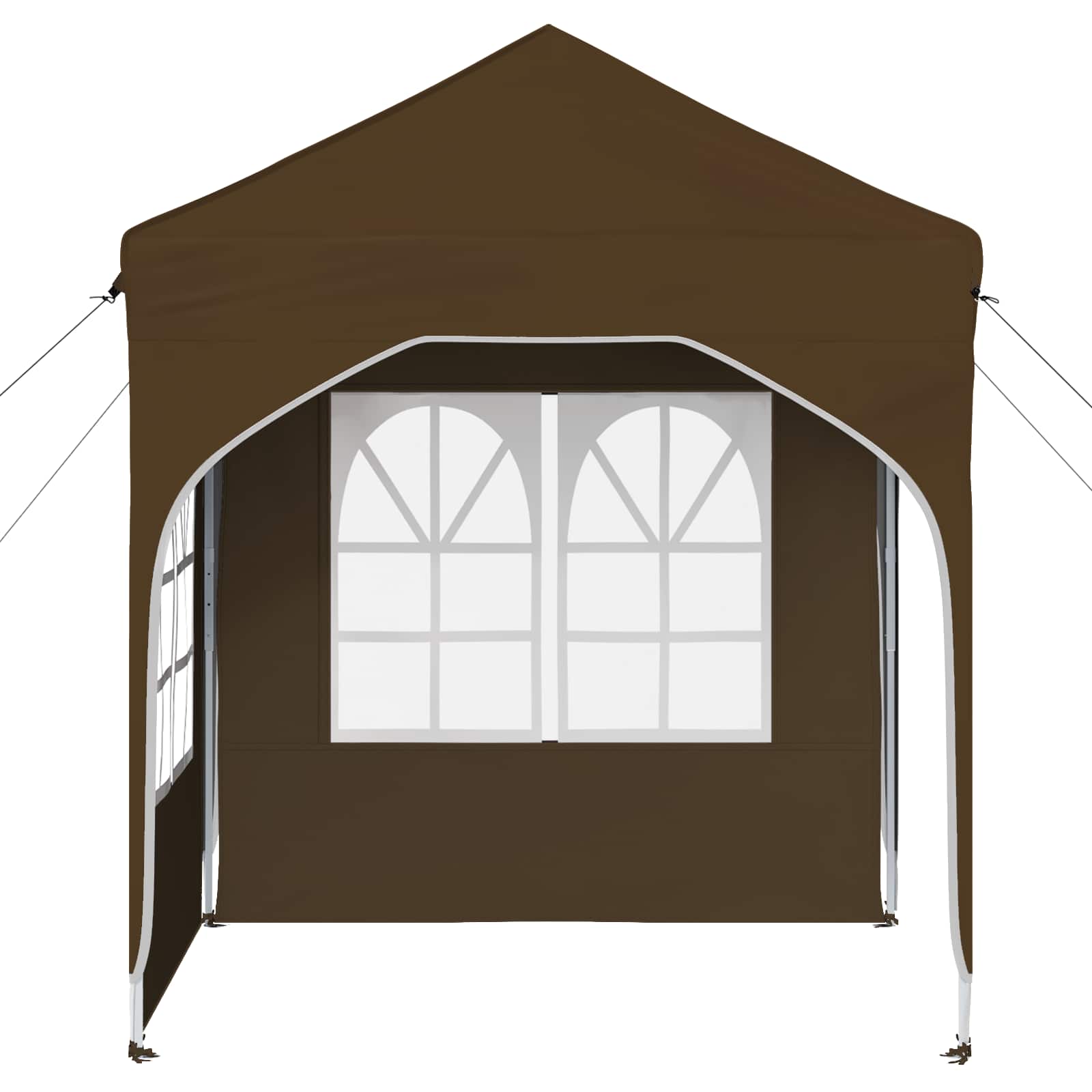 Pop-up Feesttent 192 x 192 x 245 cm Taupe image 6