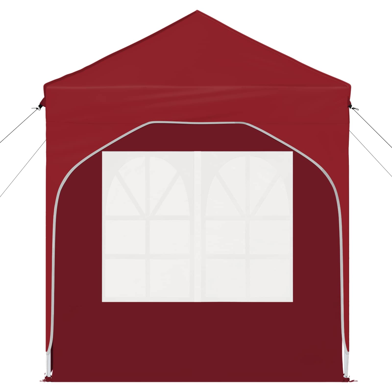 Pop-up Feesttent 192 x 192 x 245 cm Bordeauxrood image 7