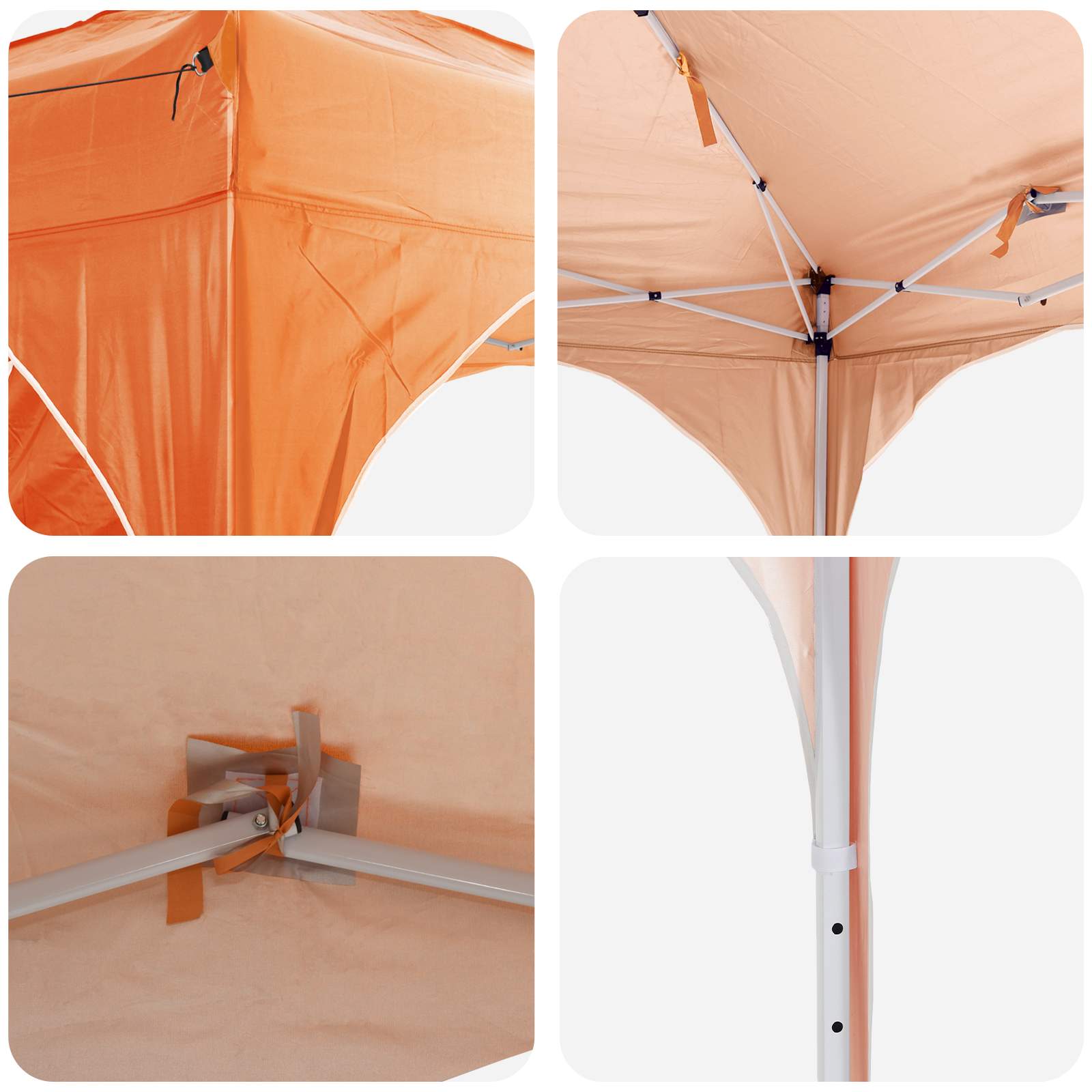 Pop-up Feesttent 192 x 192 x 245 cm Oranje image 11