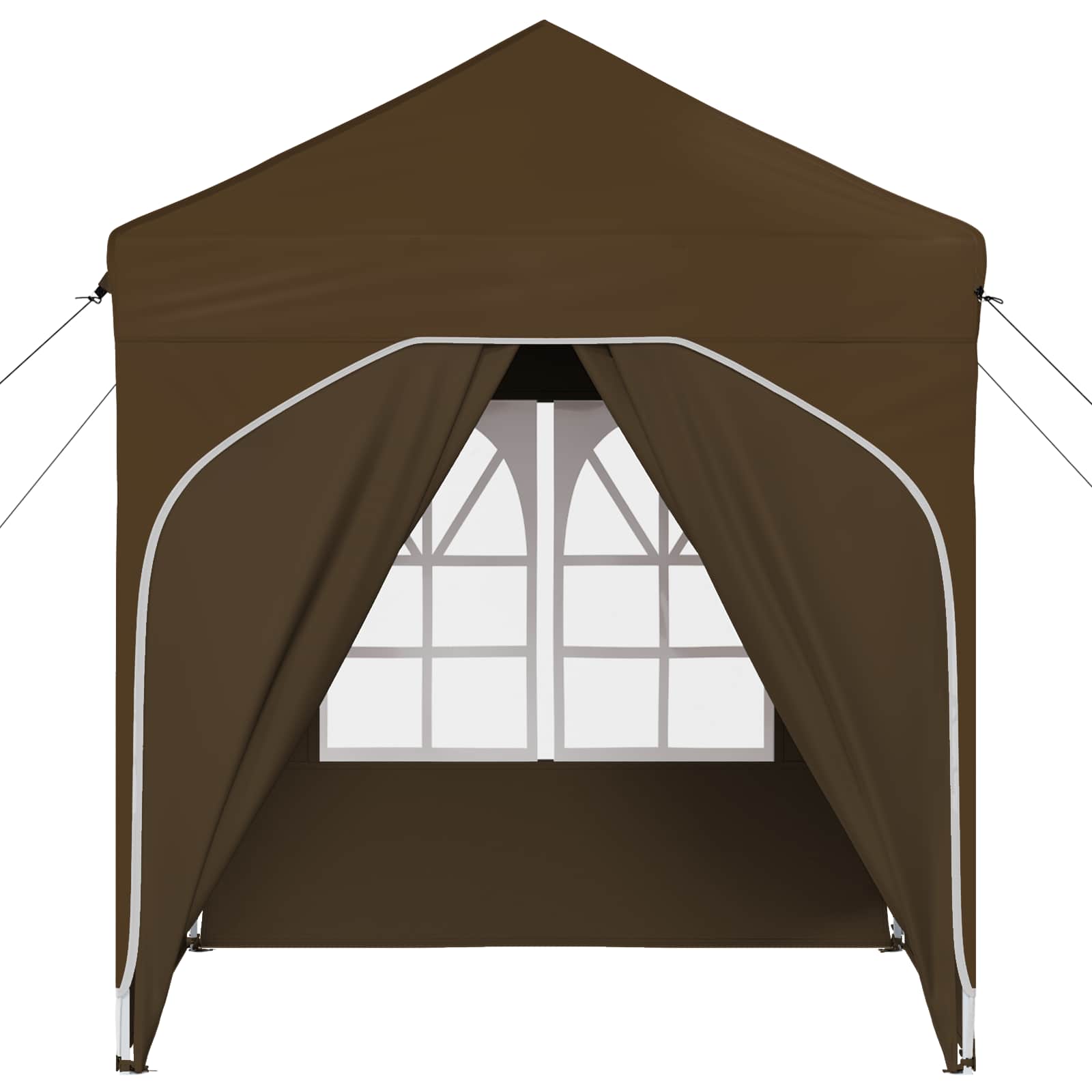 Pop-up Feesttent 192 x 192 x 245 cm Taupe image 7