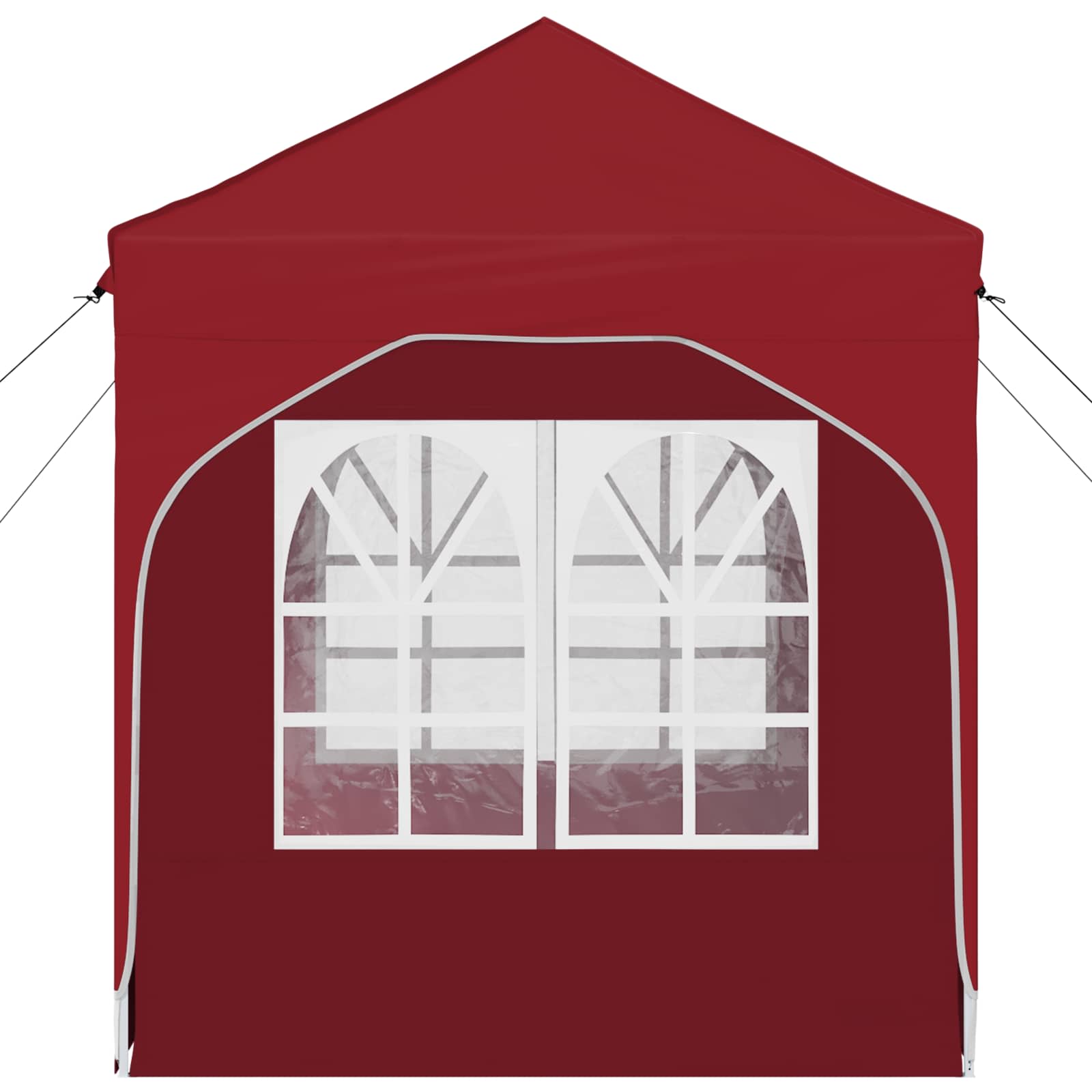 Pop-up Feesttent 192 x 192 x 245 cm Bordeauxrood image 8