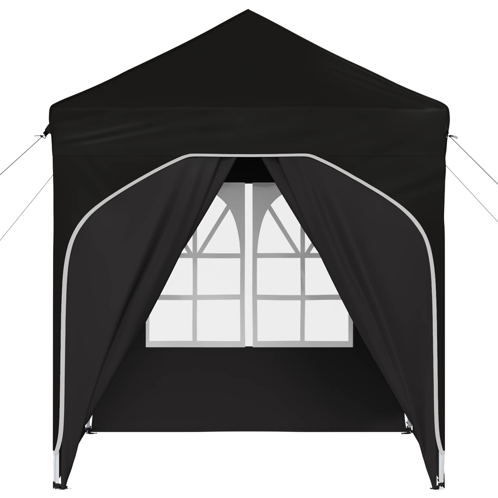 Pop-up Feesttent 192 x 192 x 245 cm Zwart image 7
