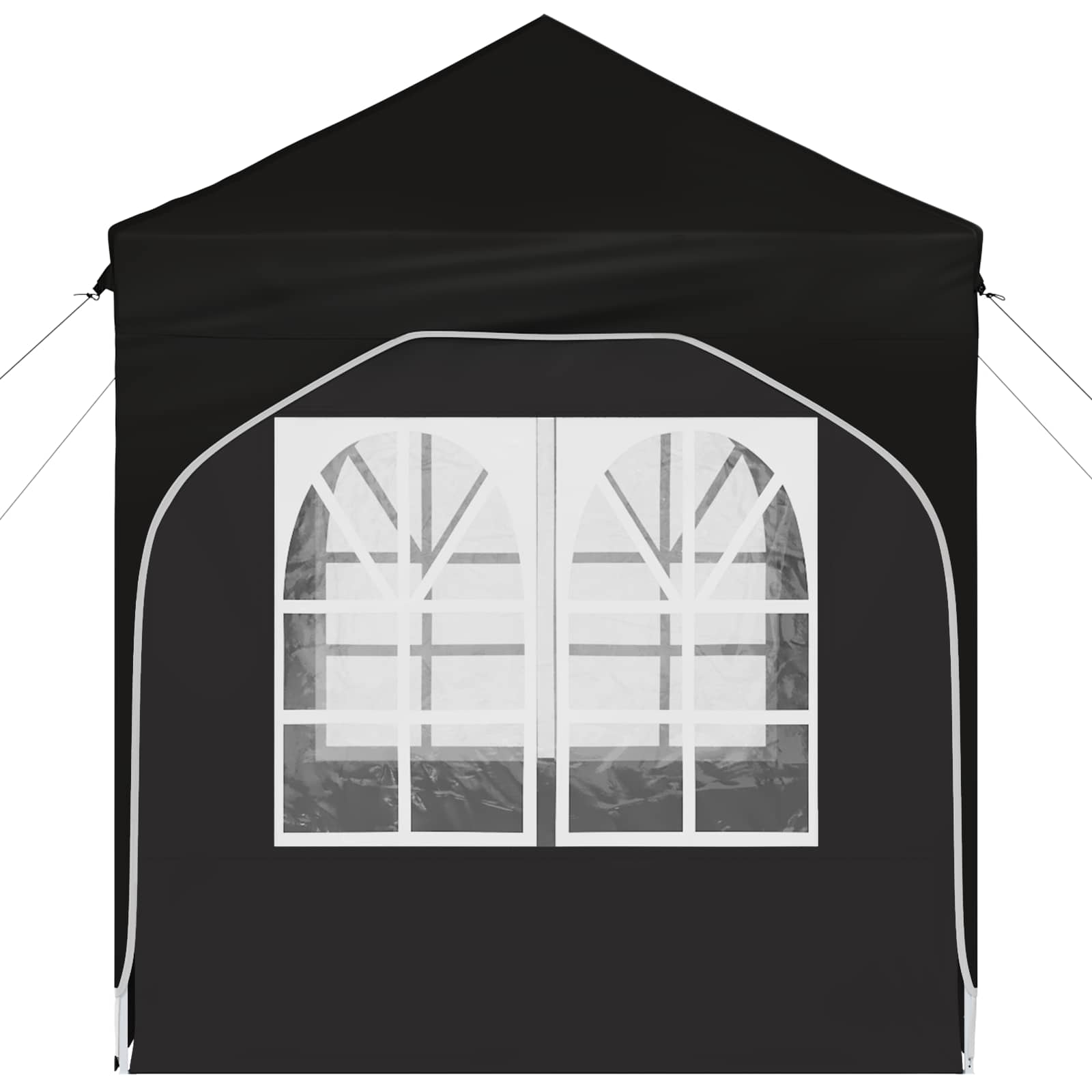 Pop-up Feesttent 192 x 192 x 245 cm Zwart image 8