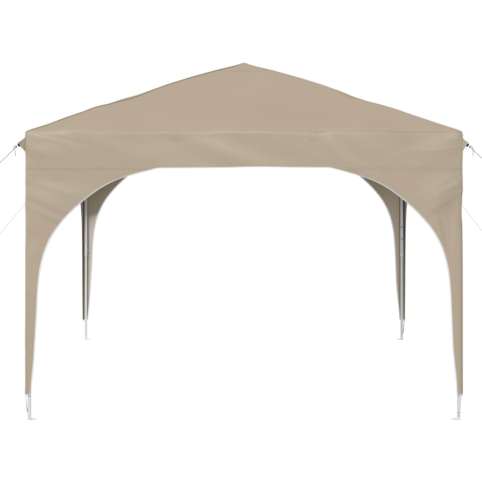 Pop-up Feesttent 290 x 290 x 245 cm Crèmekleurig image 6