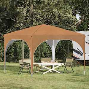 Zložljivi šotor za zabave 290 x 290 x 245 cm Bež