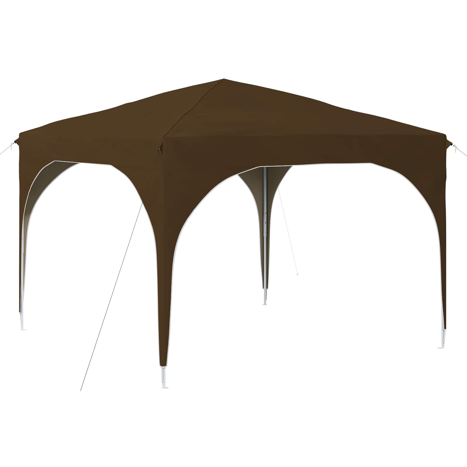 Pop-up Feesttent 290 x 290 x 245 cm Taupe image 2