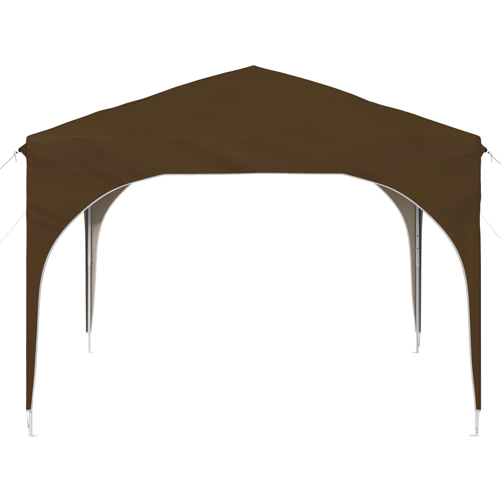 Pop-up Feesttent 290 x 290 x 245 cm Taupe image 6
