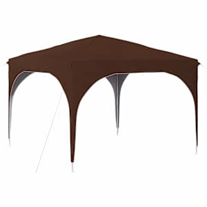vidaXL &Uuml;hepuuline peotelk 290 x 290 x 245 cm Pruun