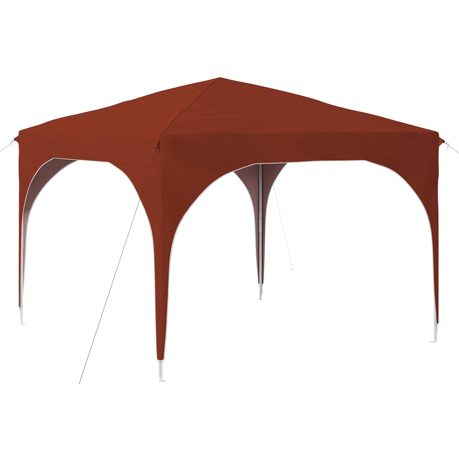 Pop-up Feesttent 290 x 290 x 245 cm Terracotta image 2
