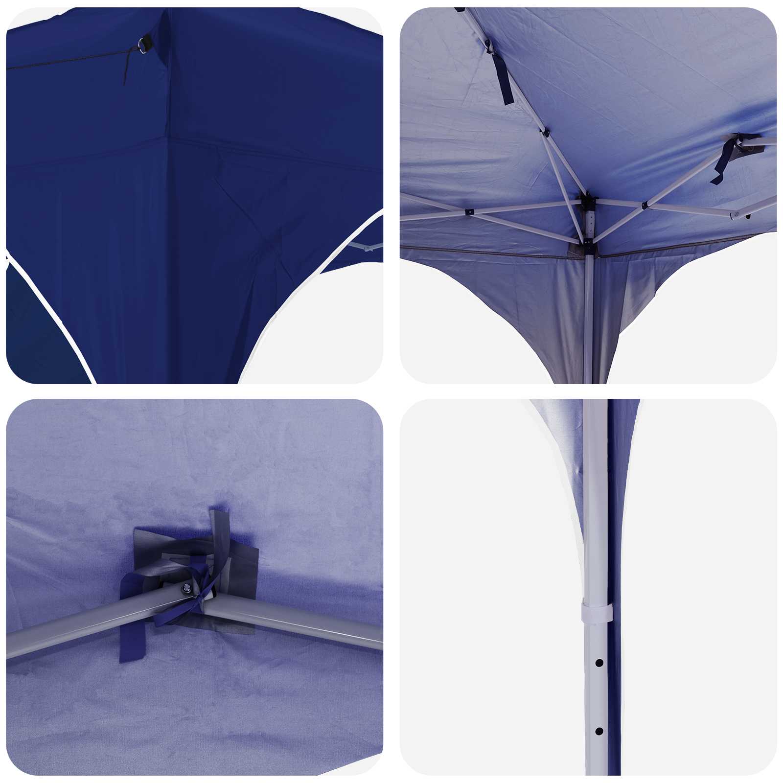 Pop-up Feesttent 290 x 290 x 245 cm Blauw image 11