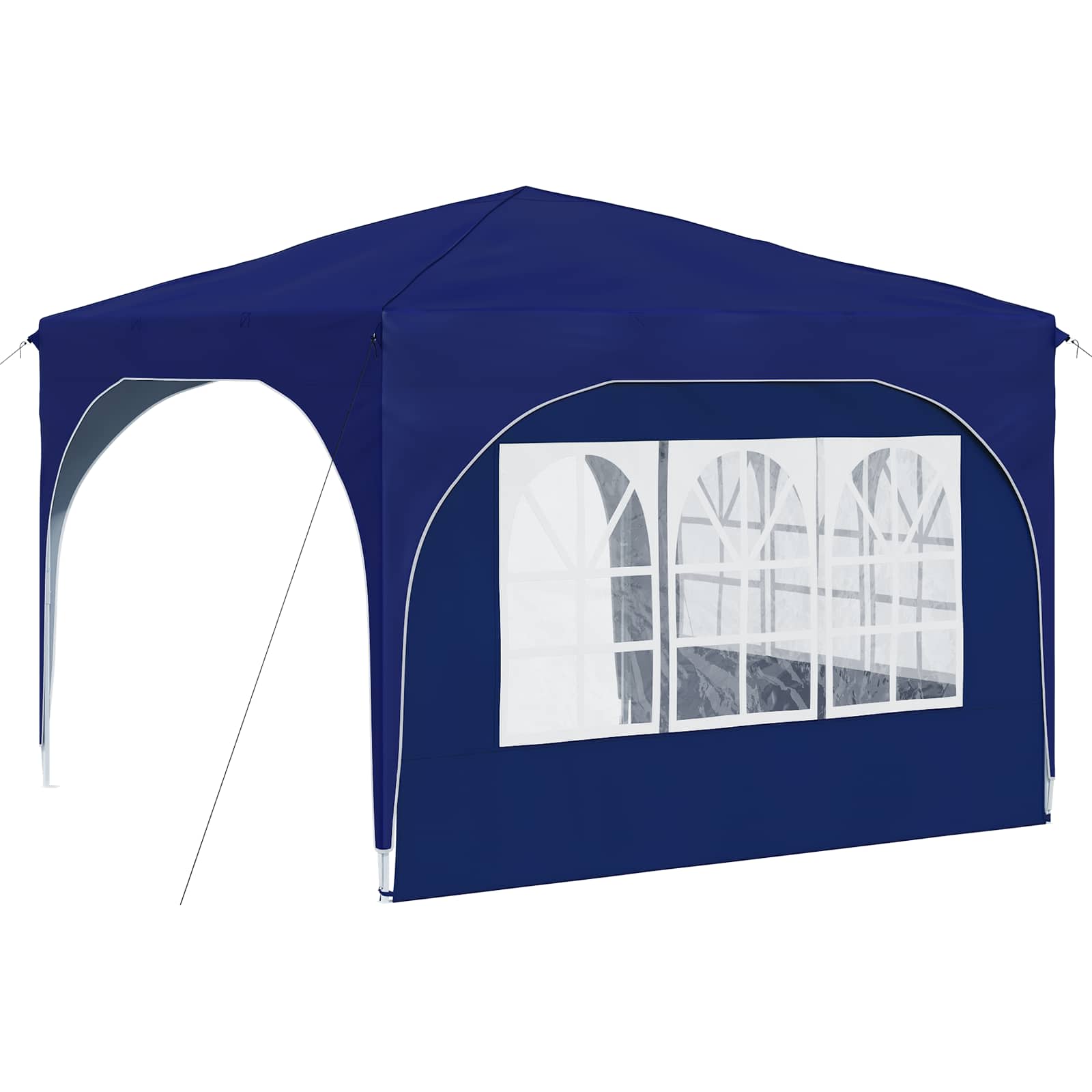 Pop-up Feesttent 290 x 290 x 245 cm Blauw image 8