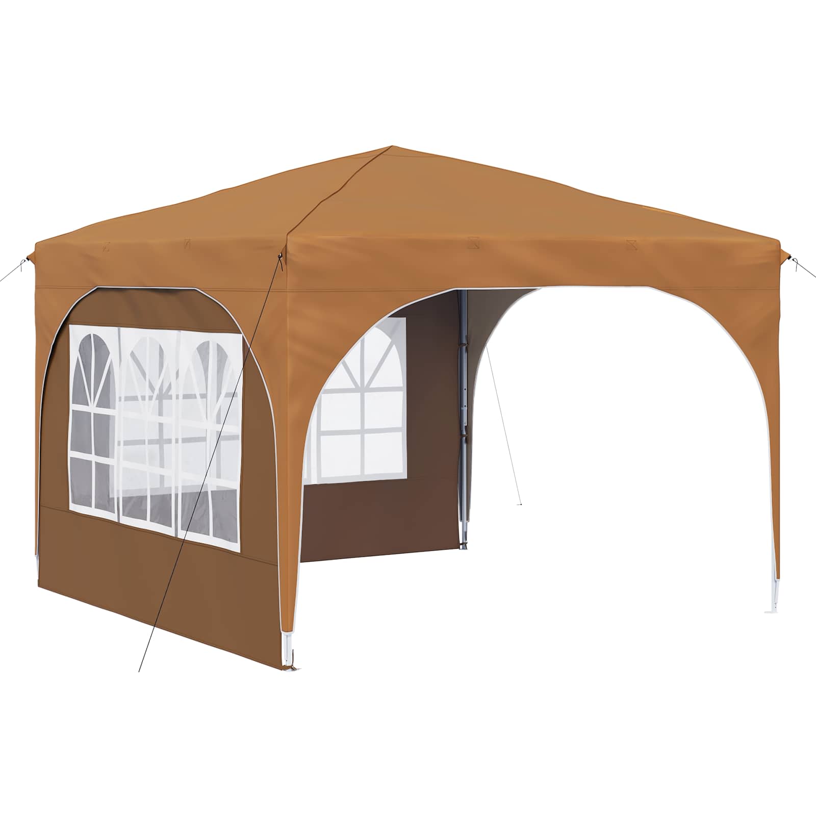 Pop-up Feesttent 290 x 290 x 245 cm Beige image 2
