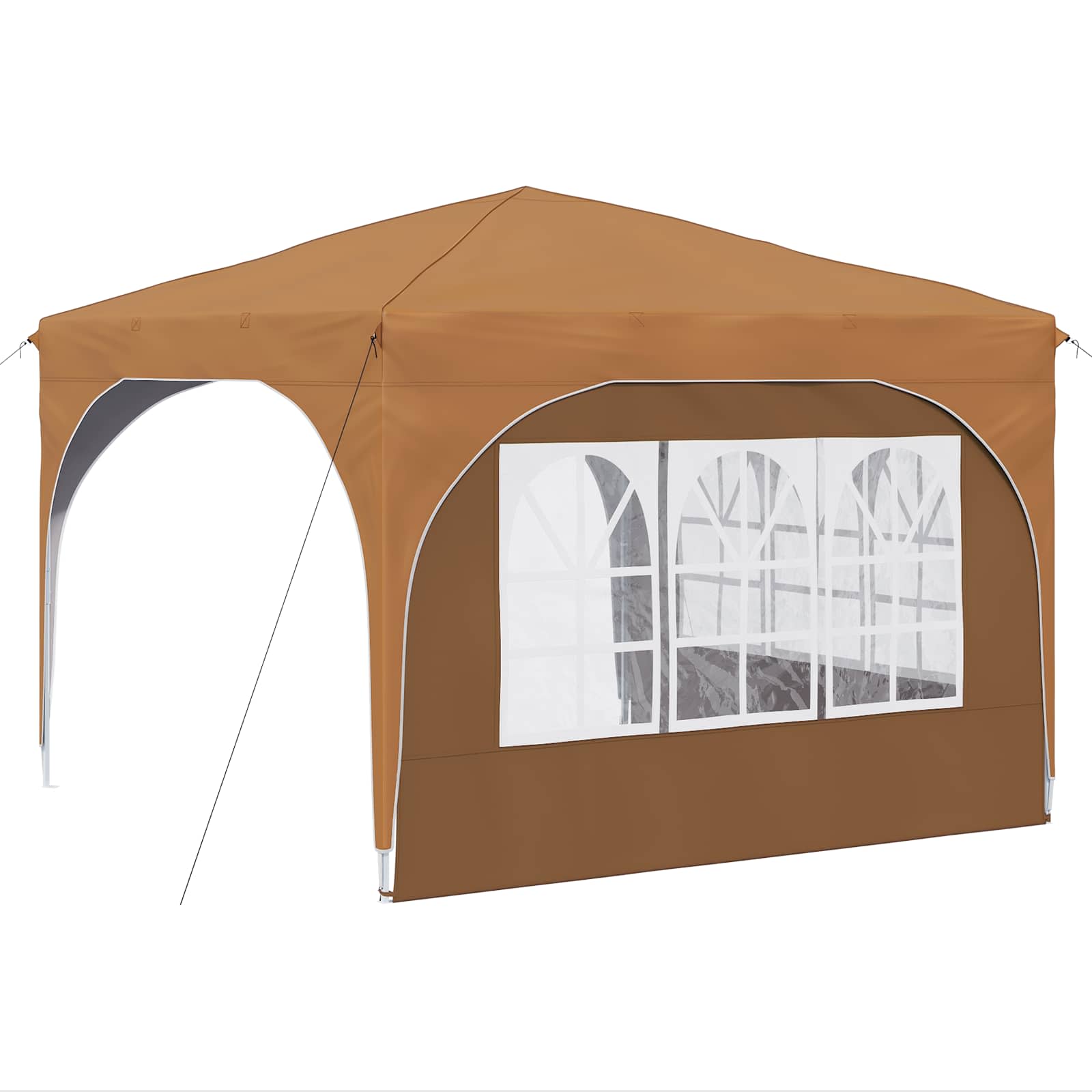Pop-up Feesttent 290 x 290 x 245 cm Beige image 8