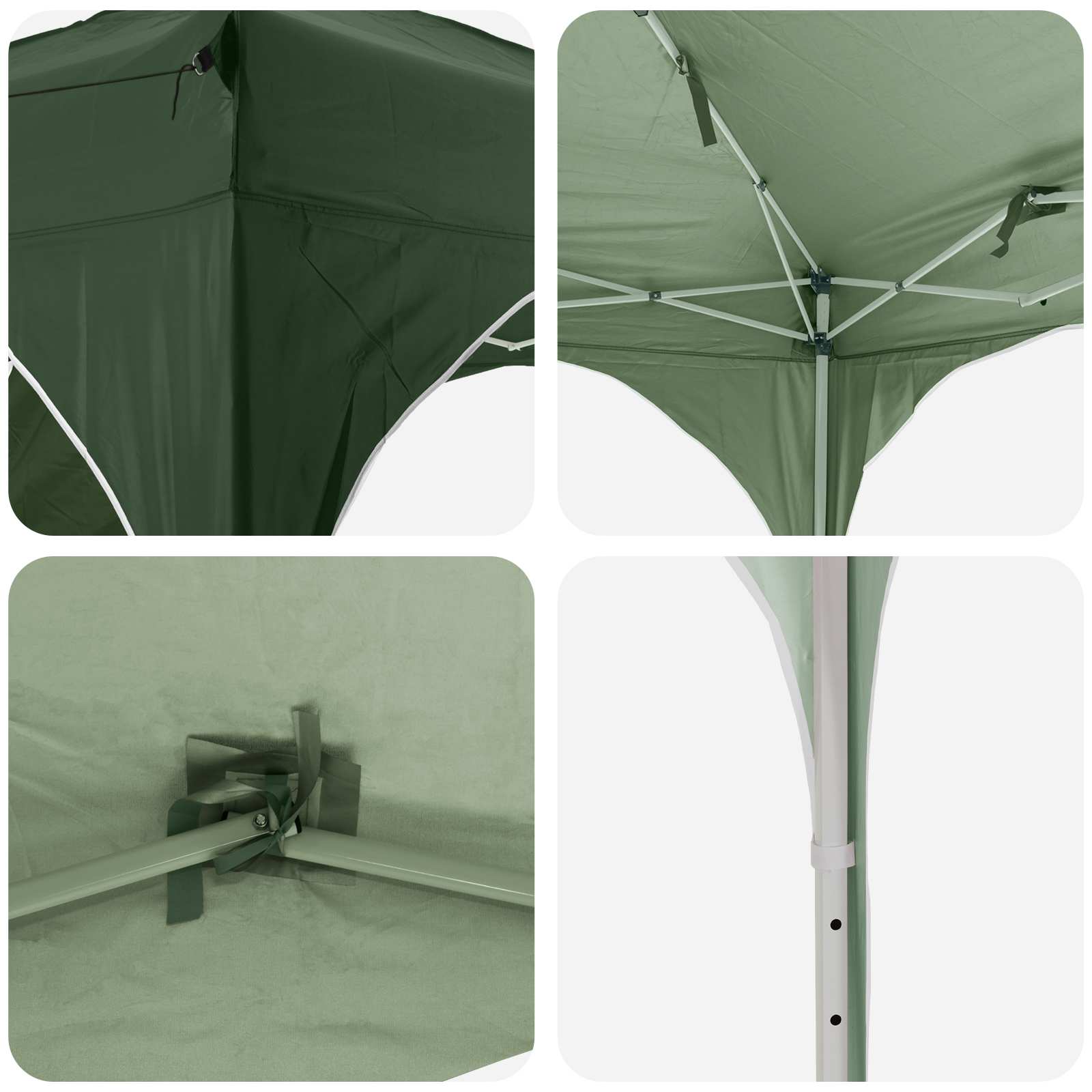 Pop-up Feesttent 290 x 290 x 245 cm Groen image 11