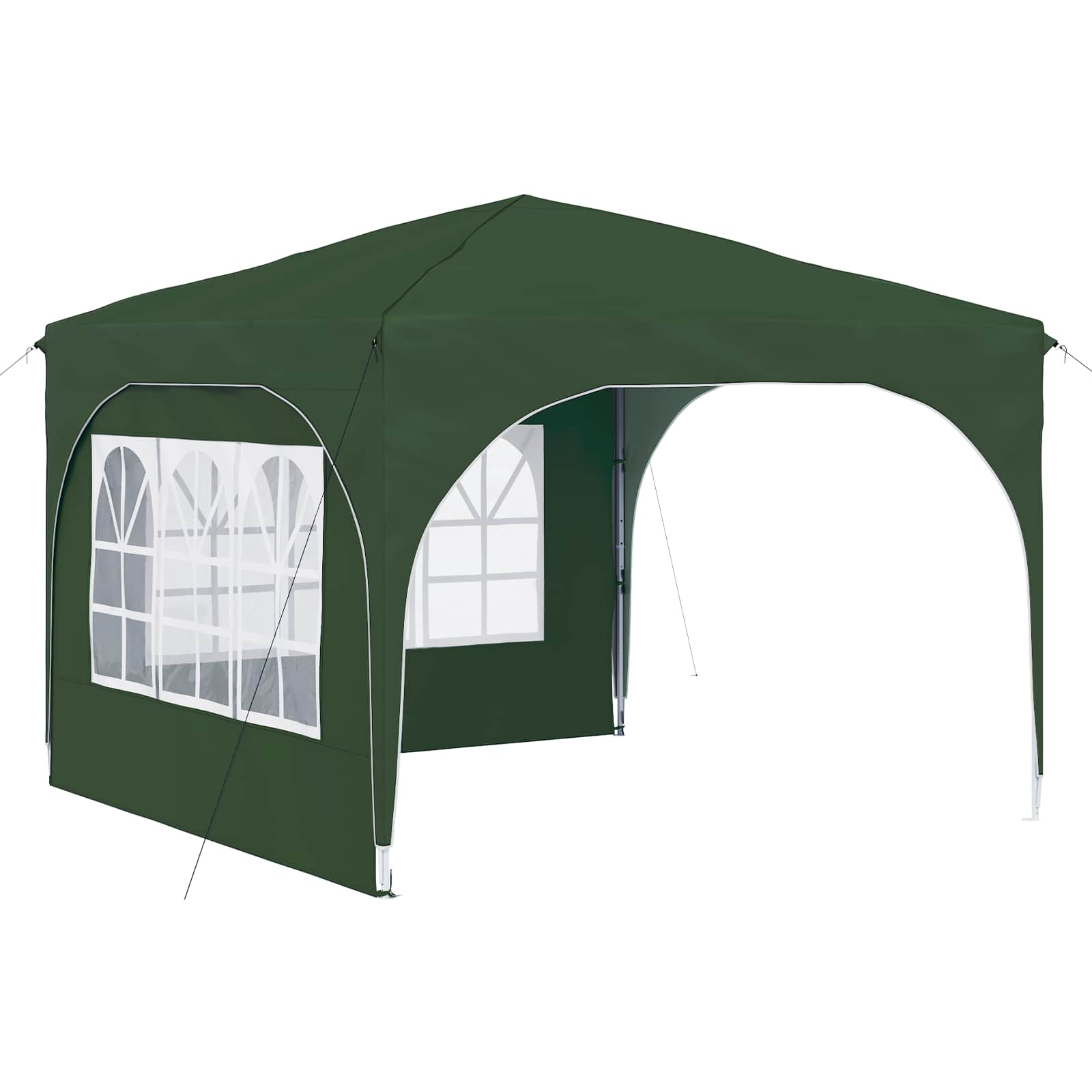Pop-up Feesttent 290 x 290 x 245 cm Groen image 2