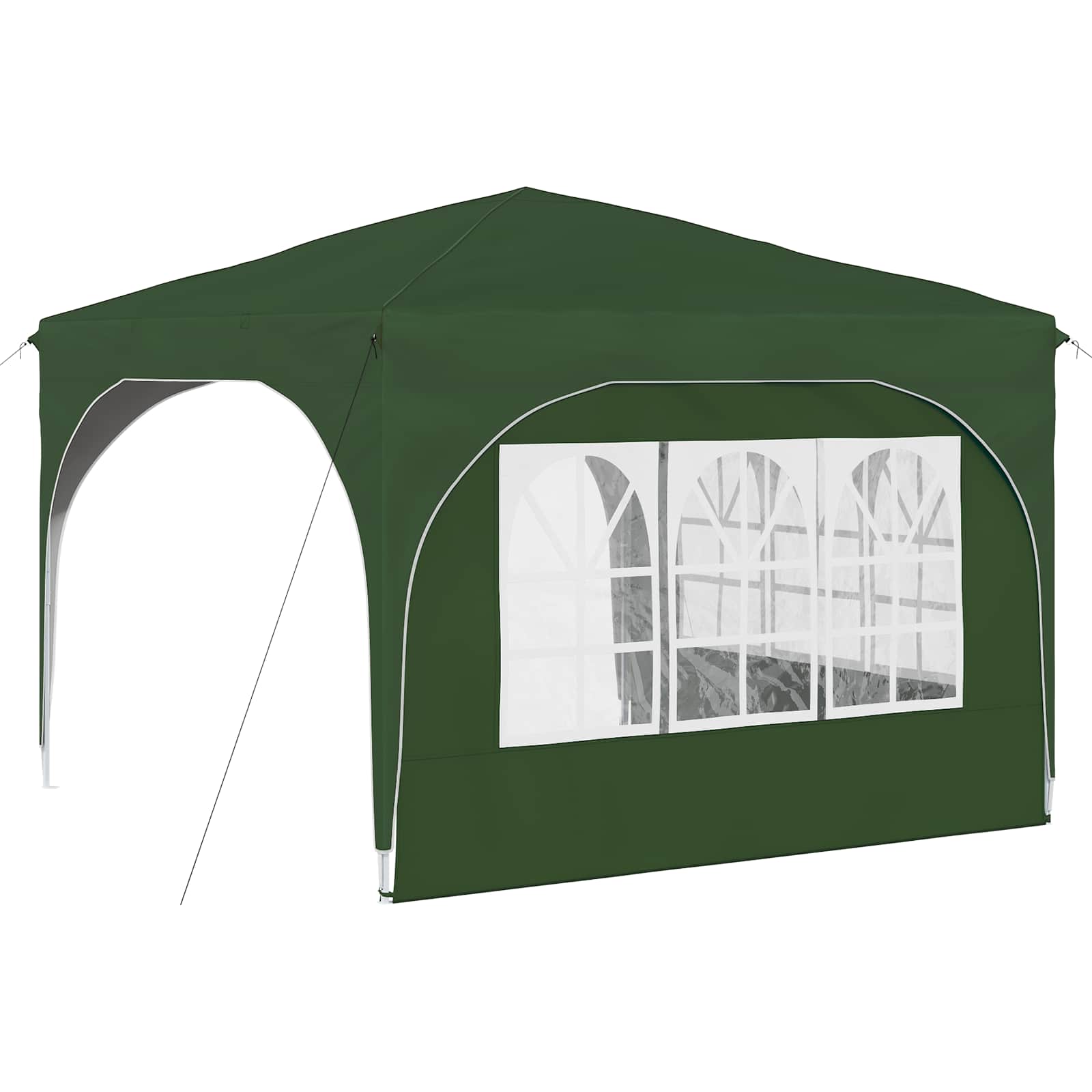 Pop-up Feesttent 290 x 290 x 245 cm Groen image 8