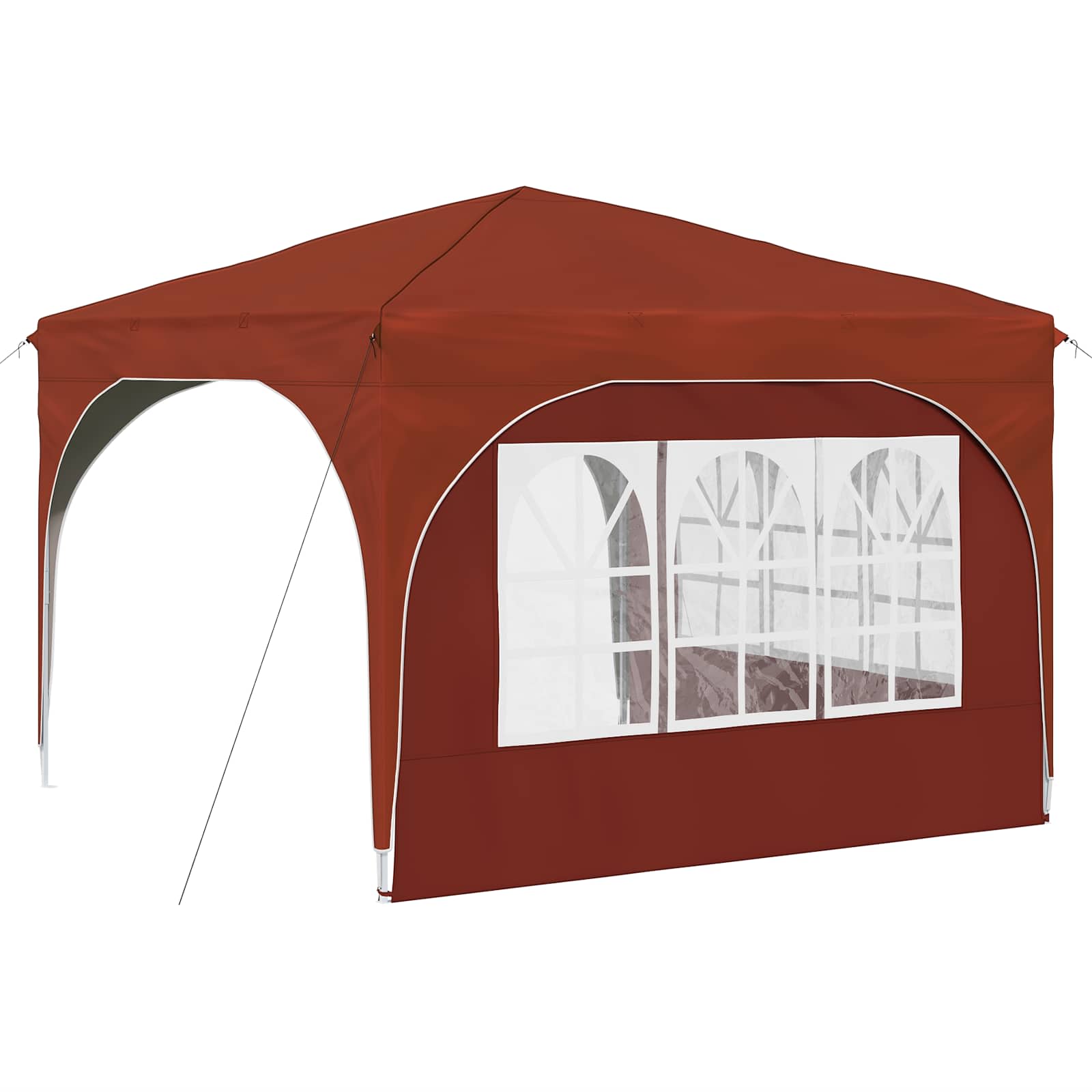 Pop-up Feesttent 290 x 290 x 245 cm Terracotta image 8