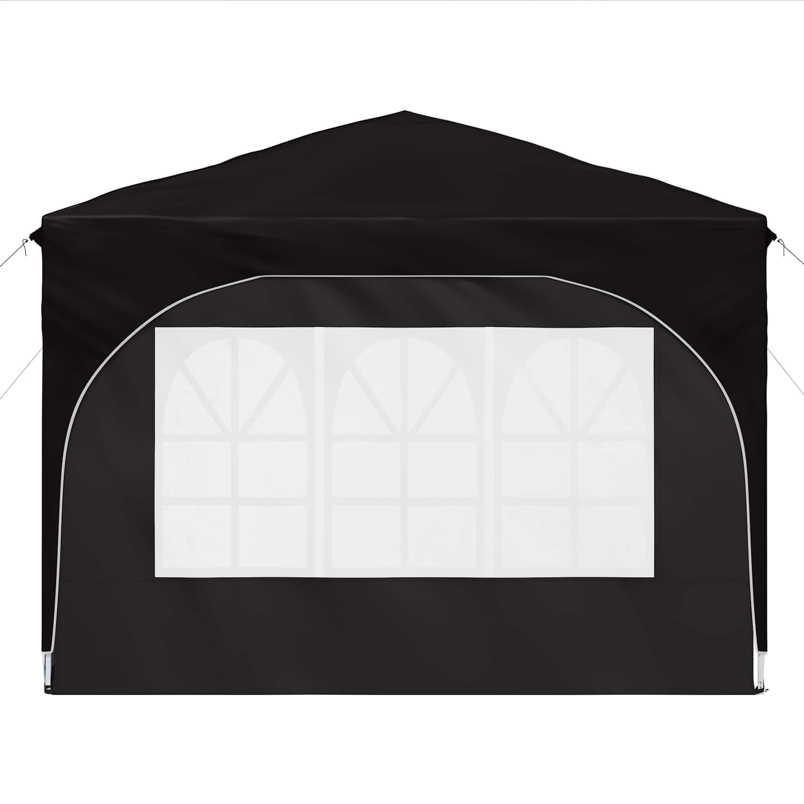 Pop-up Feesttent 290 x 290 x 245 cm Zwart image 7