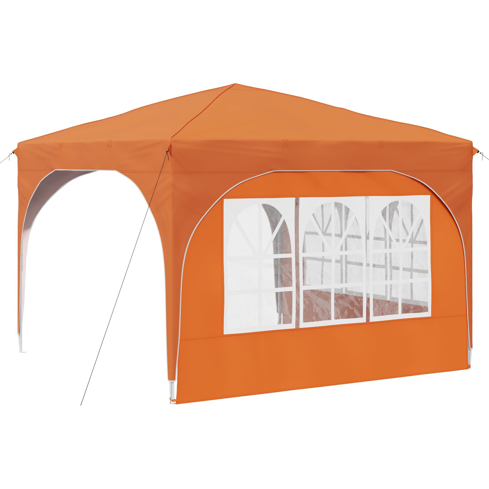 Pop-up Feesttent 290 x 290 x 245 cm Oranje image 8