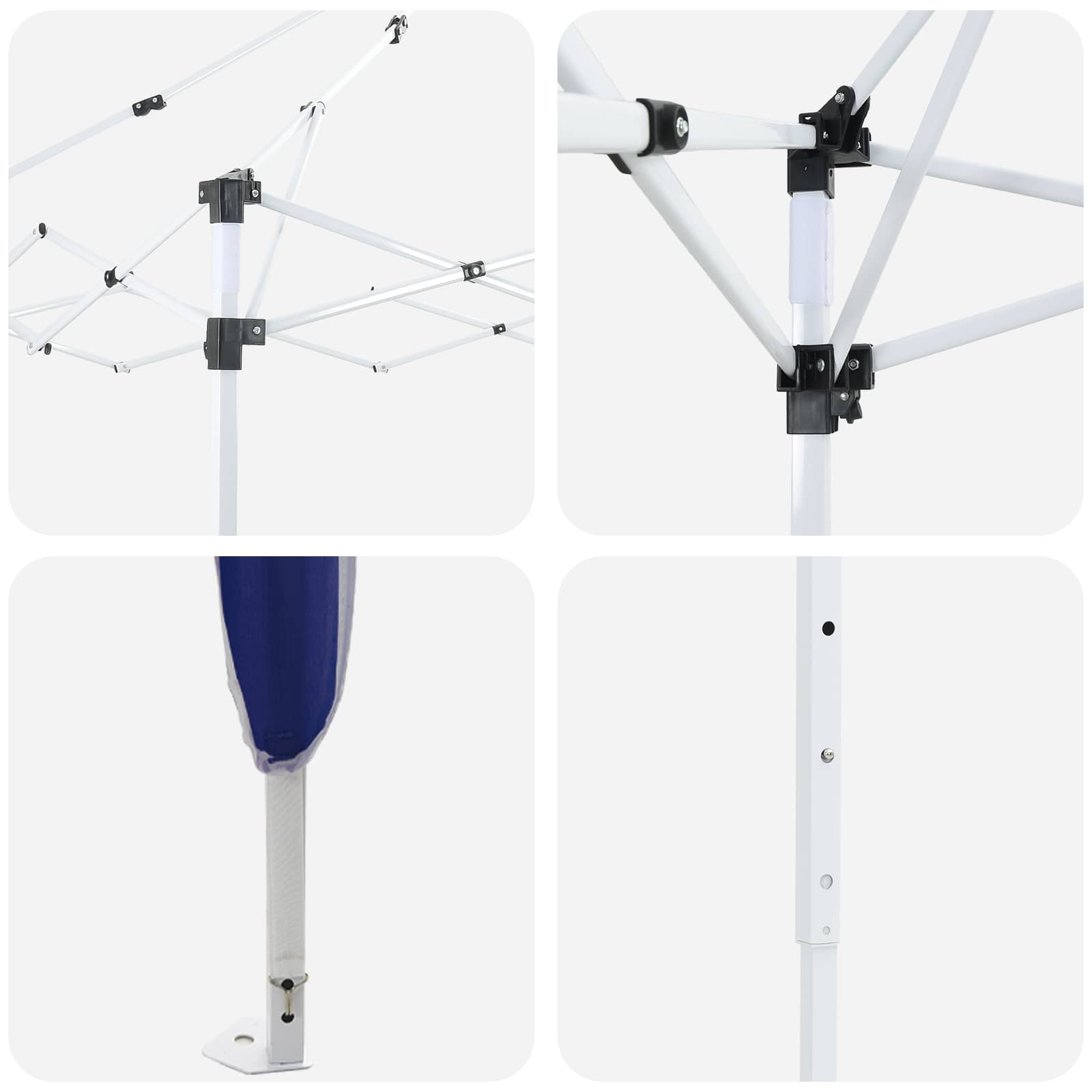 Pop-up Feesttent 290 x 290 x 245 cm Blauw image 13