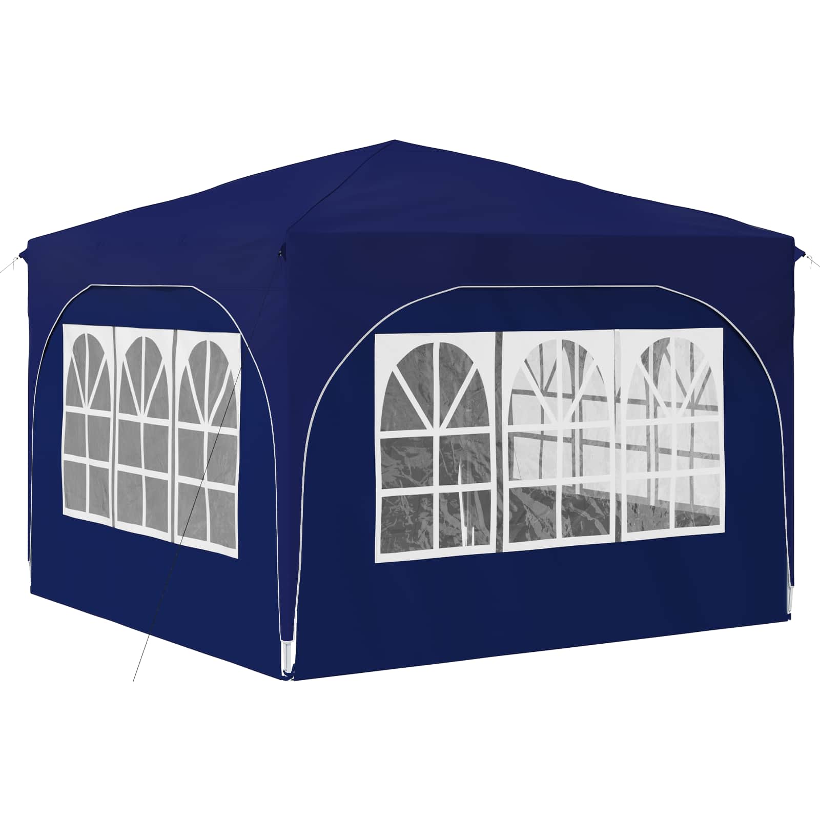 Pop-up Feesttent 290 x 290 x 245 cm Blauw image 9