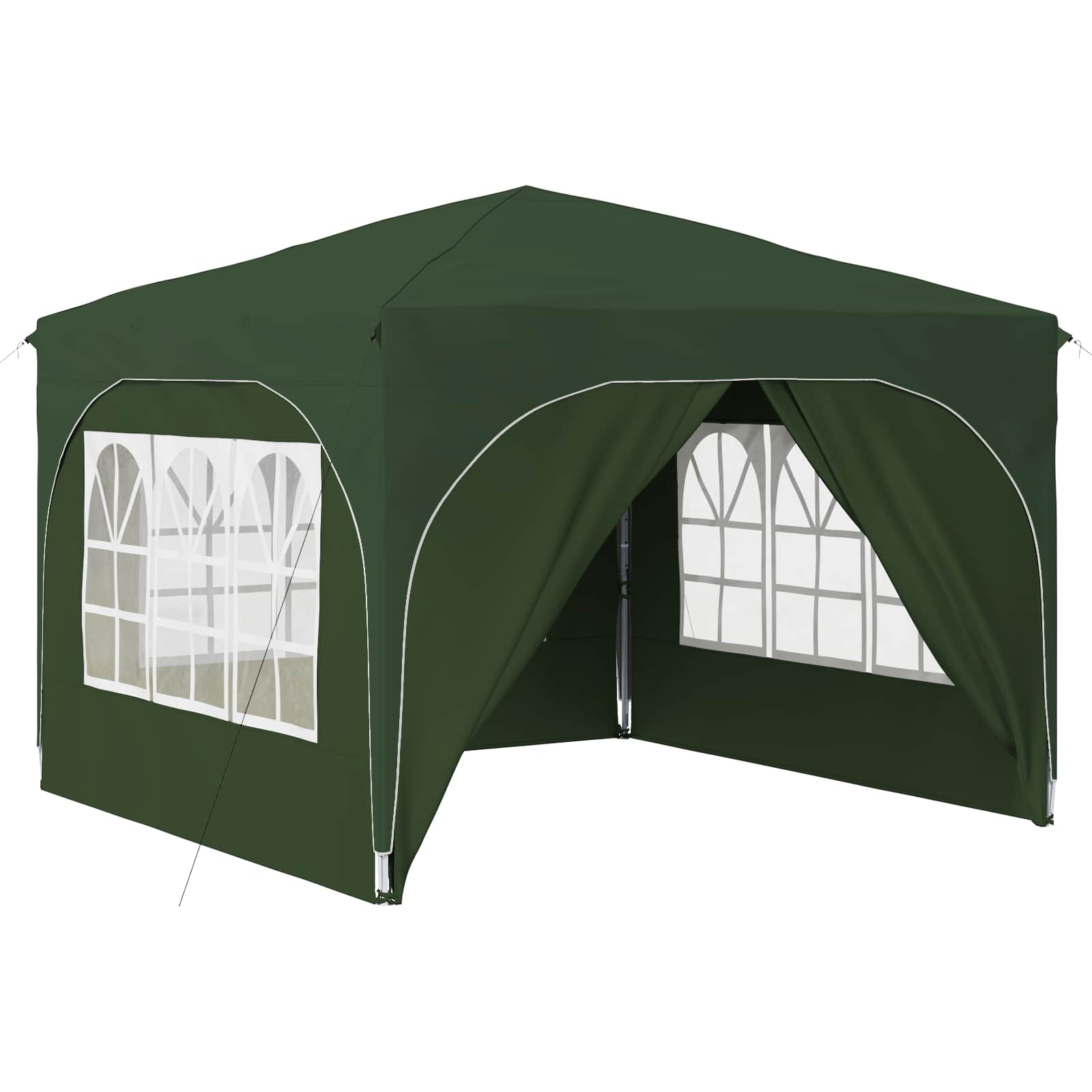 Pop-up Feesttent 290 x 290 x 245 cm Groen image 2