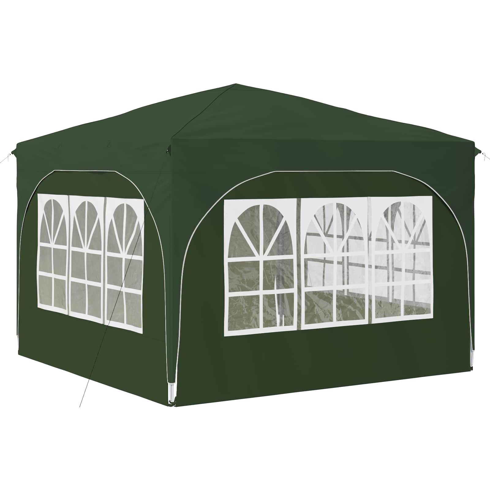 Pop-up Feesttent 290 x 290 x 245 cm Groen image 9