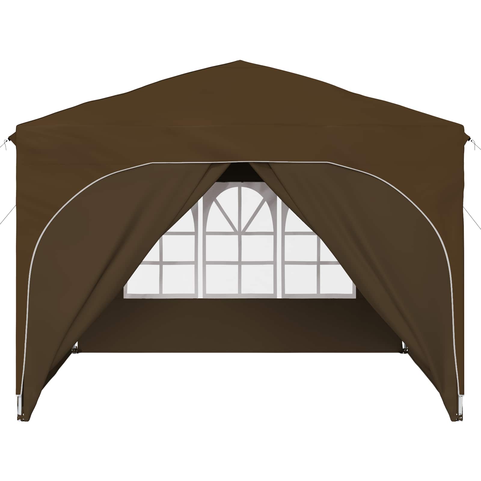Pop-up Feesttent 290 x 290 x 245 cm Taupe image 7