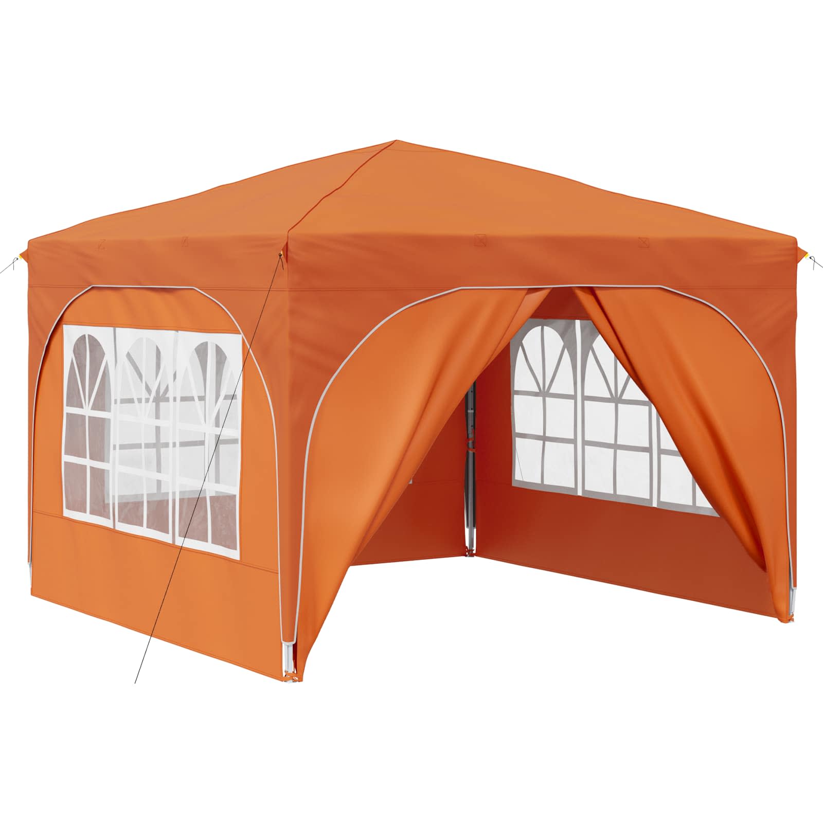 Pop-up Feesttent 290 x 290 x 245 cm Oranje image 2
