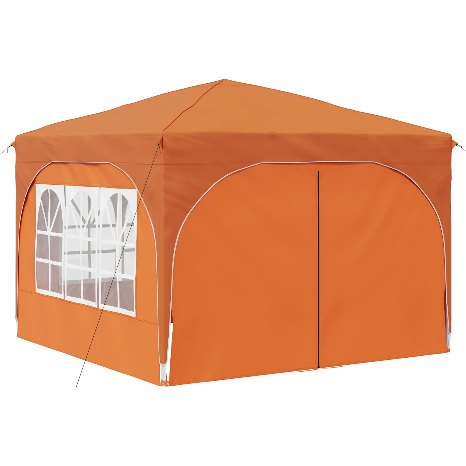 Pop-up Feesttent 290 x 290 x 245 cm Oranje image 5