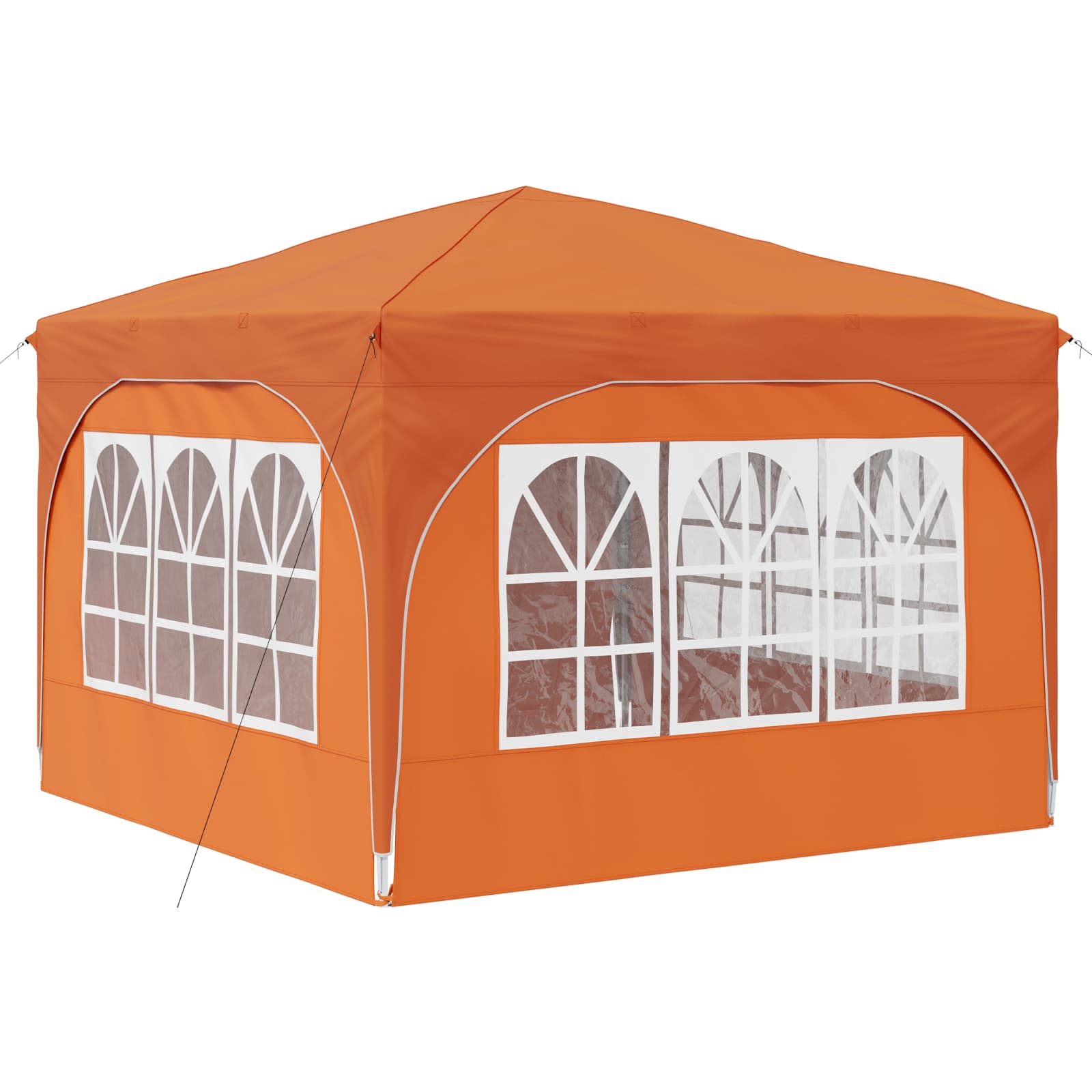 Pop-up Feesttent 290 x 290 x 245 cm Oranje image 9