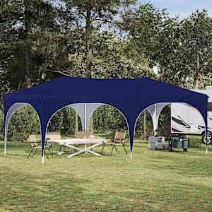 Zložljivi šotor za zabave Modra 575 x 288 x 245 cm