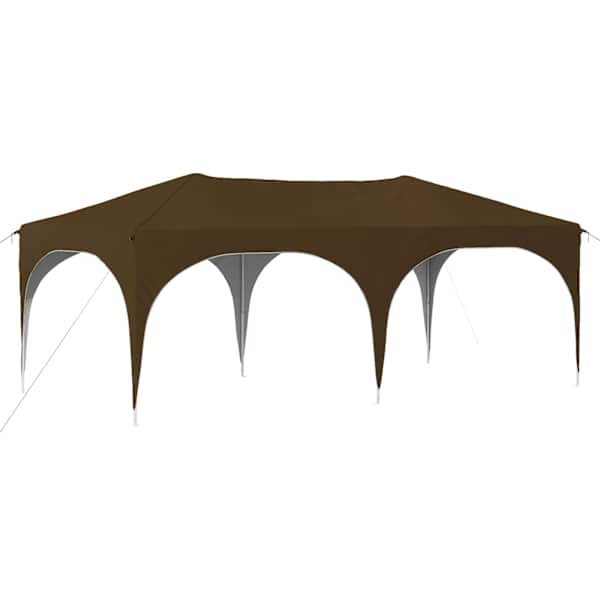 vidaXL &Uuml;hepuuline peotelk 575 x 288 x 245 cm Pruunikashall