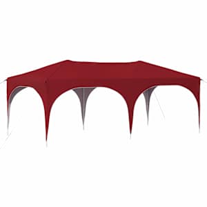 vidaXL &Uuml;hepuuline peotelk 575 x 288 x 245 cm Veinipunane