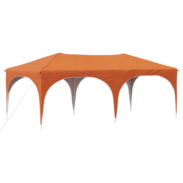 vidaXL &Uuml;hepuuline peotelk 575 x 288 x 245 cm Oranž Oxfordi kangas